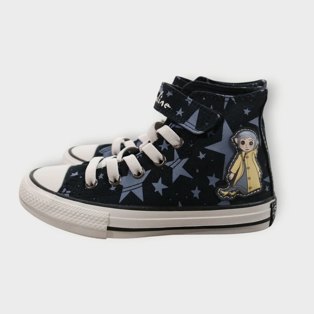 Rare NWB Converse X Coraline Chuck Taylor All Star Size US 11 Kids Laika NEW